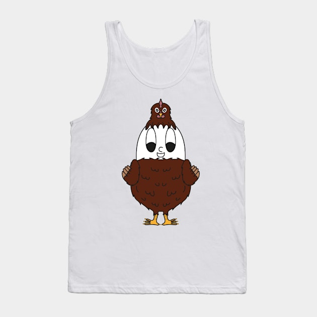 Chicken Egg Tank Top by M.-P.-Mueller